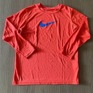 Nike Dryfit Orange Long Sleeve
